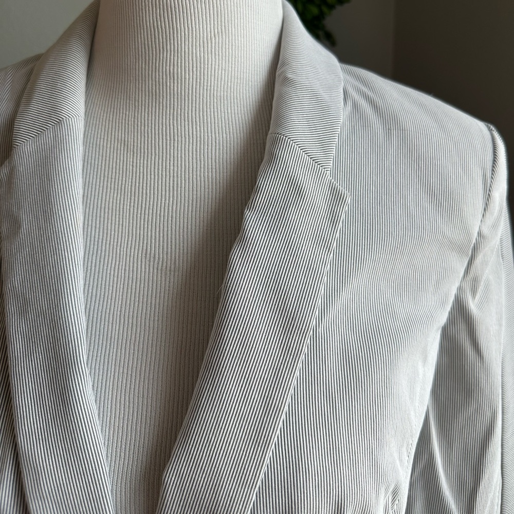 stripped blazer